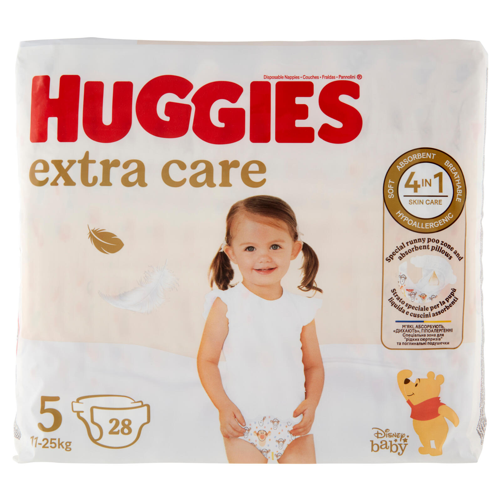 Huggies Extra Care Grande Misura 5 28 Pezzi